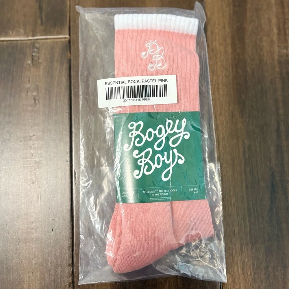 Bogey Boys by Mackelmore Pastel Pink Purple Golf Socks Preppy Retro Colorful